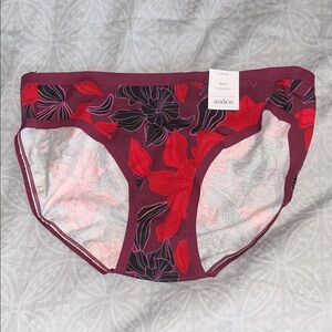 Auden Women's Floral Panties - Red and Purple